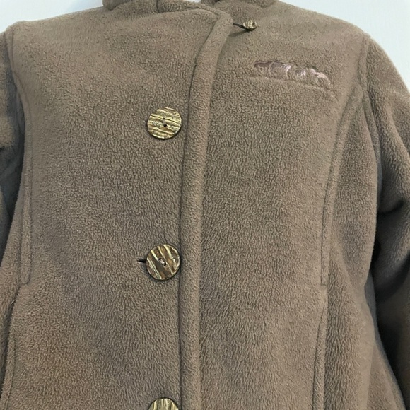 Outback Trading Company Mountain‎ Ponies Jacket Button Up Coat Size Small Fleece - Picture 4 of 8